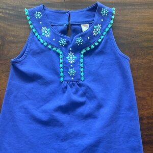 Gymboree Sleeveless Dress with Embroidered Details